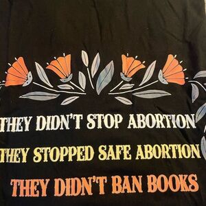 Black Graphic Tee with Bold Statement